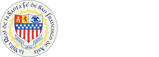 City of Santa Fe logo redirects to home